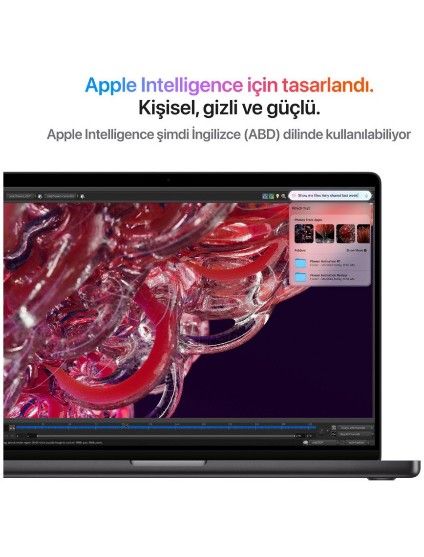 Apple MacBook Pro M4 Max 36GB 1TB SSD macOS 14" Taşınabilir Bilgisayar Gümüş MX2G3TU/A